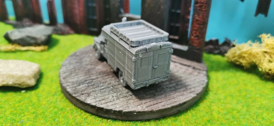 TUL 127 4X4 Ambulanza "AMBULANCE" Modello Kit Militare 1/87 1/72 1/56 - Immagine 4 di 4