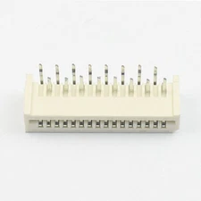 10Pcs FPC FFC 1.25mm Pitch 16 Pin Dual Right Angle Ribbon Flat Cable Connector