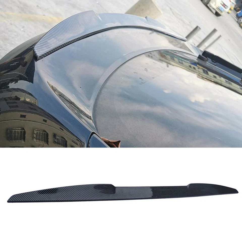 Alerón labial trasero de fibra de carbono para decoración de adornos de ala accesorios para automóviles Foto 2 de 4