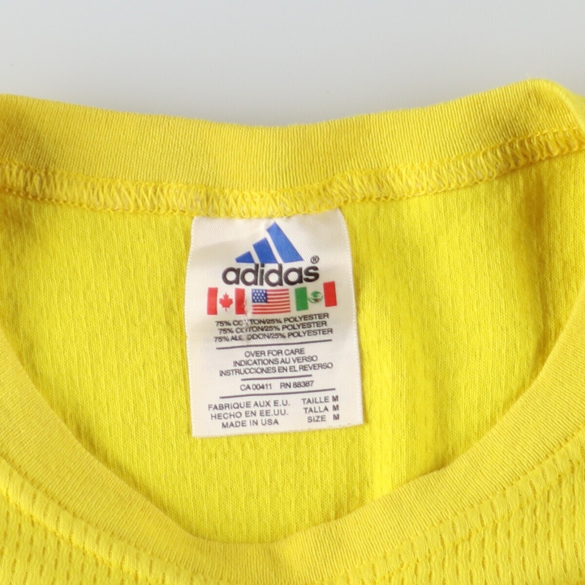 90'S Adidas Mesh Game Shirt Made in USA Men's M /eaa464118