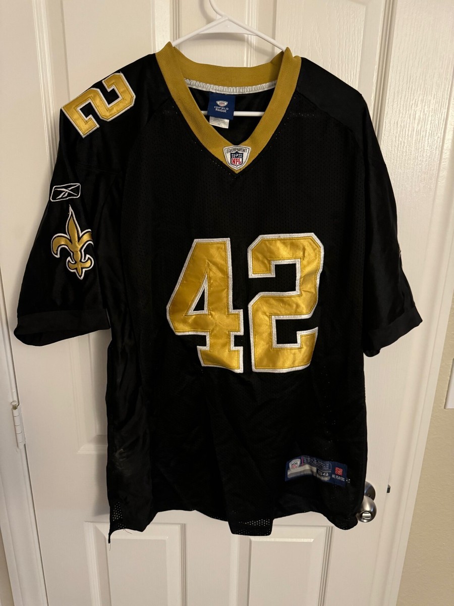 Lサイズ FOOTBALL JERSEY PPB BEAMS F.C.R.B. NEW ORLEANS SAINTS Jersey #42 SHARPER NFL FOOTBALL JERSEY REEBOK
