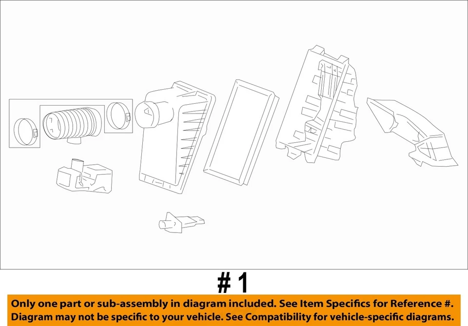 Б/у воздухоочиститель в сборе подходит: 2006 Ford Freestar класса A - Изображение 4 из 4