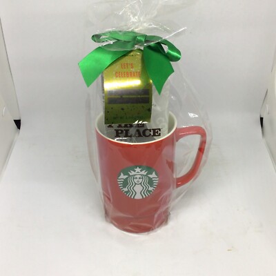 NOS 2021 Starbucks Let s Celebrate Coffee Mug & Coffee Set