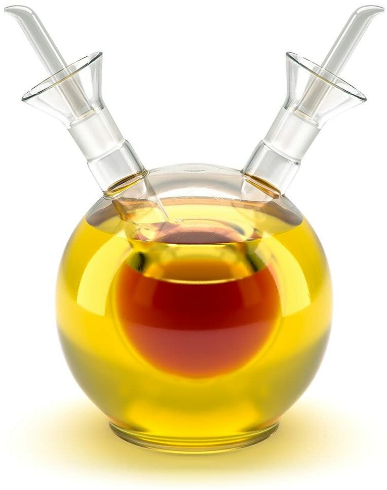 2 Oliera Dispenser 300 Ml - Salvagoccia, In Plastica Alimentare, Per Olio E Aceto, Design Prattico - Foto 12