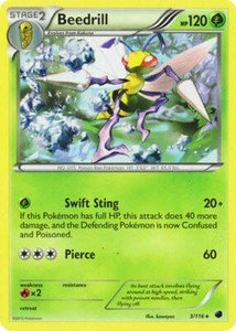 Beedrill 3/116  B&W Plasma Freeze RARE PERFECT MINT! Pokemon