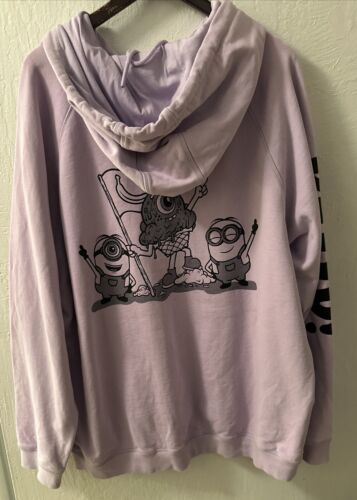 2XL XXL Minions X Buff Monster 2024 Colaboración Púrpura Sudadera con Capucha Iluminación ¡BELLO! - Imagen 3 de 11