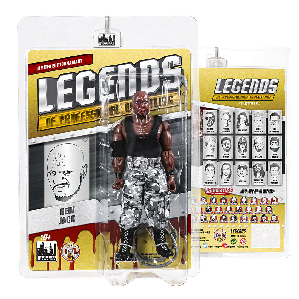 Legends of Professional Wrestling Series Figures: New Jack [Bloody Variant]