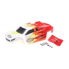 Losi 210013 Painted Body Red/White Mini-T 2.0