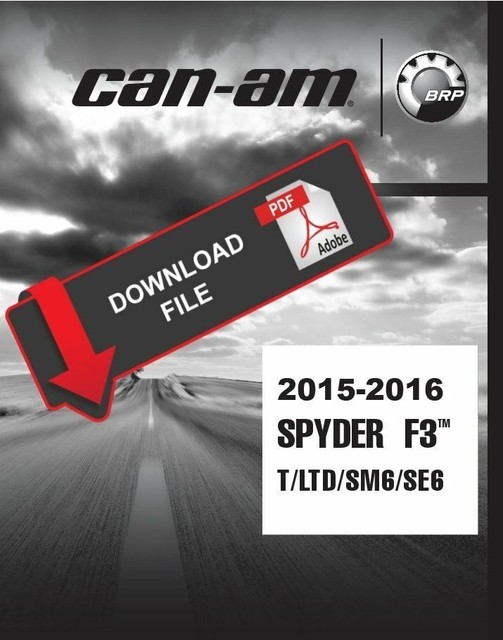 Can-Am Service Repair Manuals PDF can am spyder service manual free download