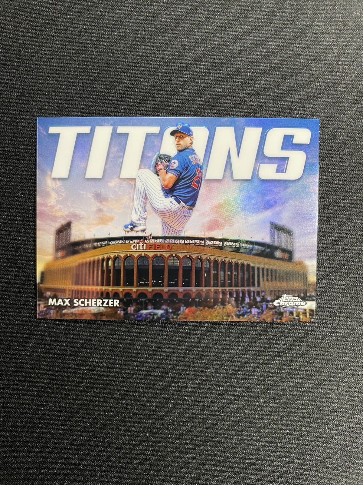 Max Scherzer 2023 Topps Chrome Titans New York Mets #CT-4
