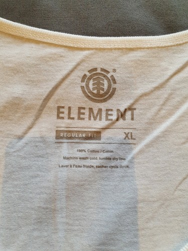 Camiseta Sin Mangas ELEMENT - Blanca - Hombre - Talla XL - Imagen 3 de 6