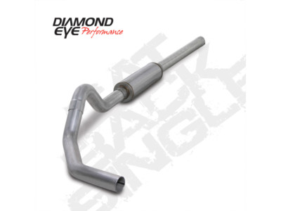 Diamond Eye 4'' Cat Back Single Exhaust For Dodge 2500 3500 Cummins Diesel 5.9L