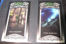 2020 Topps Allen and Ginter Mini WHERE MONSTERS LIVE The Swamp #7/The Ocean #4