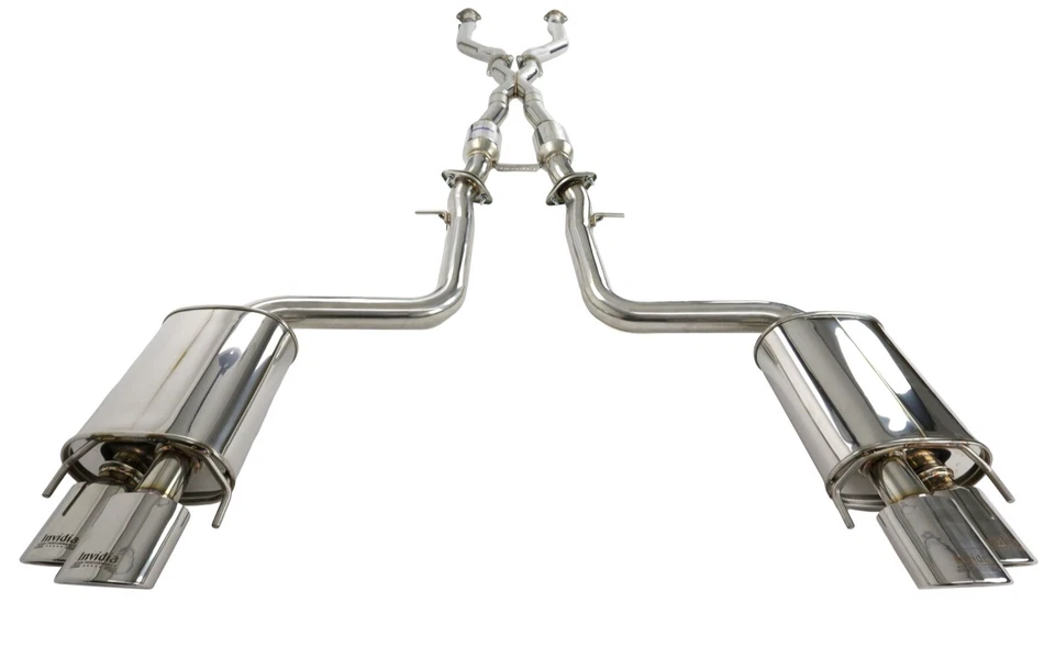 Escape trasero gato punta inoxidable enrollada Invidia Q300H compatible con Lexus RC F 2015-2016 Foto 4 de 4