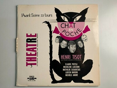 DISC 33T - LP L'AVANT SCENE THEATER KATZE IN POCKET DE GEORGES FEYDEAU - PIEPLU