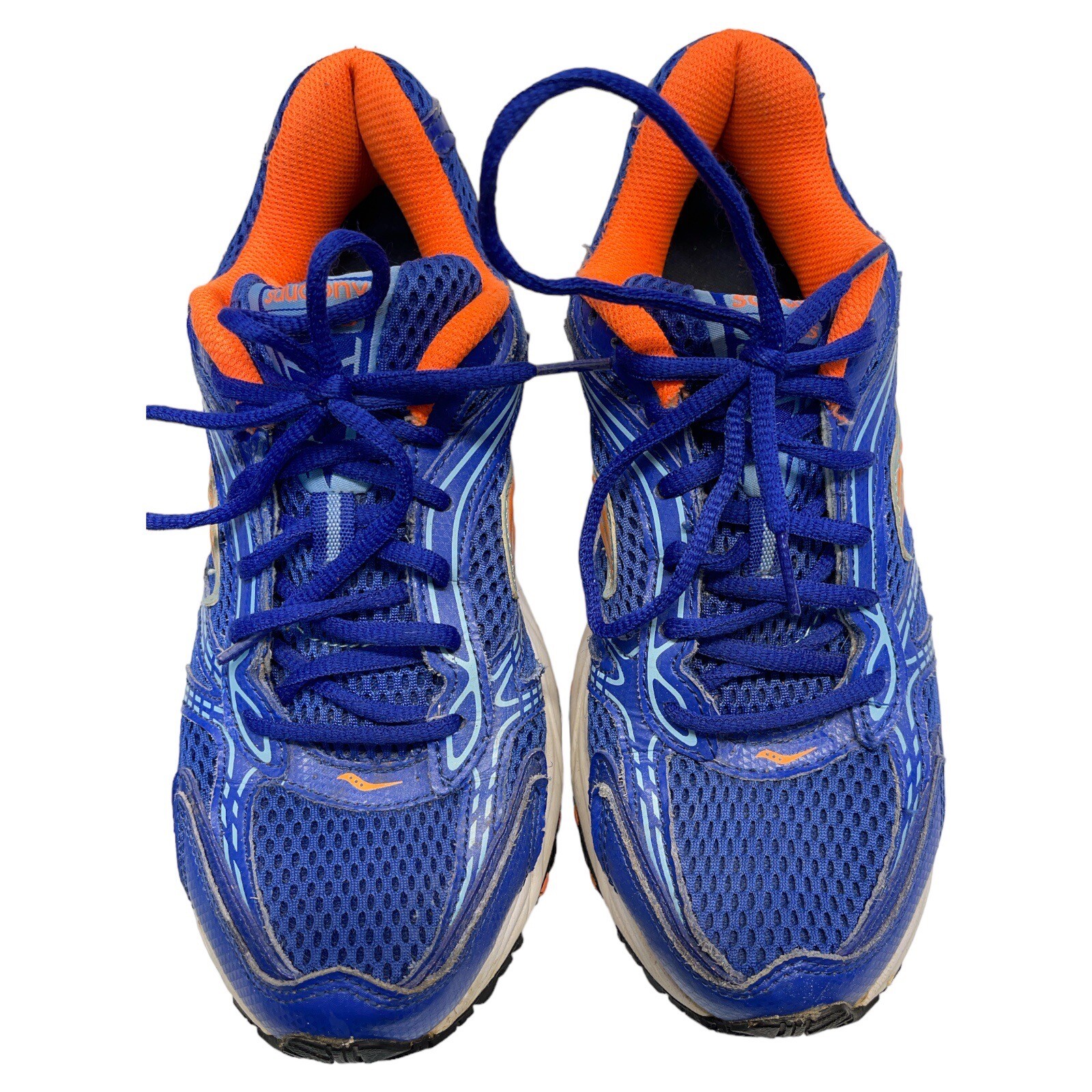 Saucony Oasis Women’s Size 9 Standard Blue Orange Sneaker Breathable Shoe thumbnail 8