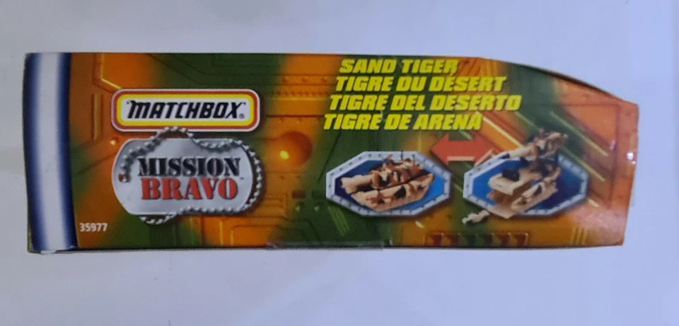 MATCHBOX 1998 MISSION BRAVO SAND TIGER NEW UNOPENED NOS - Image 4 of 4