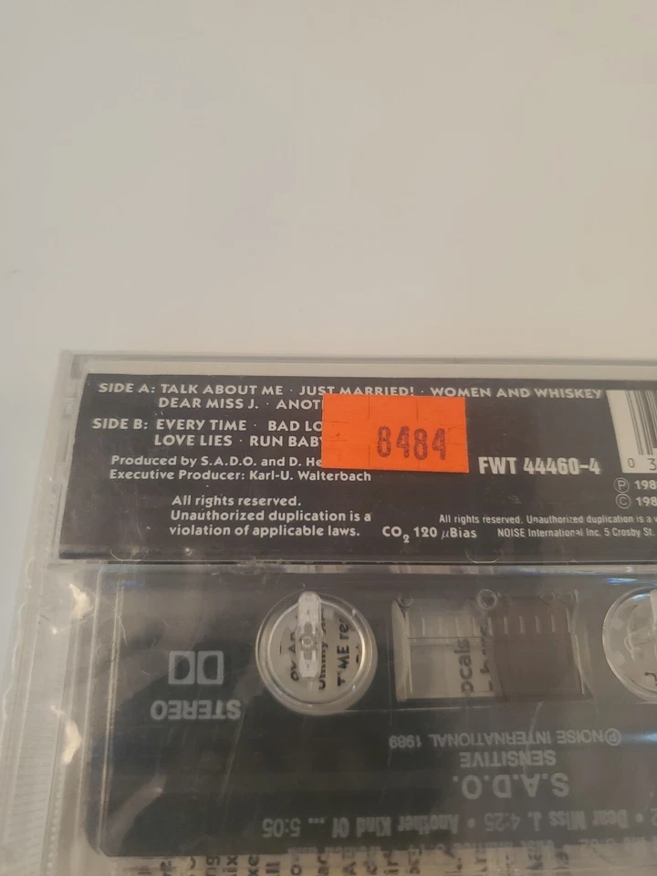 S.A.D.O.-Sensitive cassette 1989 Noise Rec. Nos Sealed - Image 4 of 4