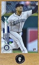 Nestor Cortes Jr.2020 Topps Update Series Base Rookie #U-196 Seattle Mariners