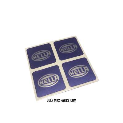 Vw Golf / Jetta MK2 19E Hella Stickers for headlight / fog light
