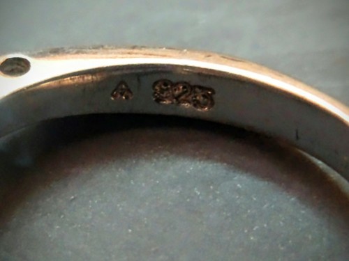 Eleganter & schöner rosa Saphir? mit Zirkonias Ring ~ 925 Sterling Silber - Bild 10 von 10