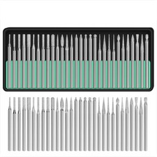 30pcs Diamond Grinding Carving Cutting Burr Bit Set For Dremel Rotary Tool stone