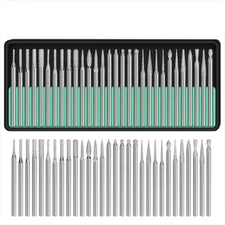30Pcs 3mm Diamond Burr Bits Drill Set Rotary Multi Tool Accessories For Dremel