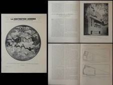 CONSTRUCTION MODERNE n°1 1931 JEAN-JULIEN LEMORDANT, PARIS, 50 AVENUE RENE COTY