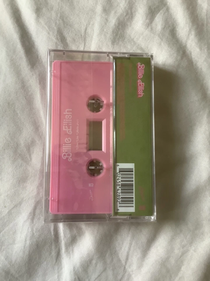 Billie Eilish What Was I Made For? Limited PINK recycled cassette single Barbie - Image 2 of 3