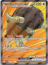 Pokemon Bouffalant ex 162/86 White Flare Ultra Rare Normal NM TCG Colorless