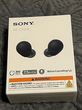 Sony WF-C700N True Wireless Noise Canceling Earbuds Black New Open Box