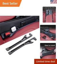 Car Seat Gap Filler, 2-Pack No-Drop Seat Side Gap Seam Filler Organizer with ...