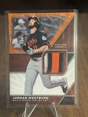 2026 Topps Series 2 Jordan Westburg MLM Relic Orange /25 Color Match Tri-Color