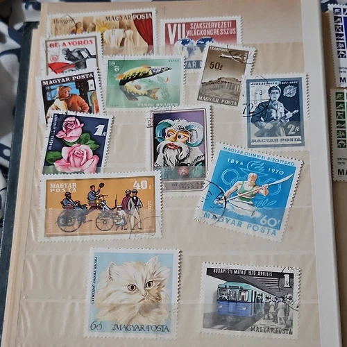 Hungary Magyar Posta Used Postage Stamps Lot, Montreal 1976 Olympics Set