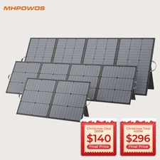 Solar Panel Kit Portable Foldable 110W 220W 400W for Ecoflow Anker Power Station
