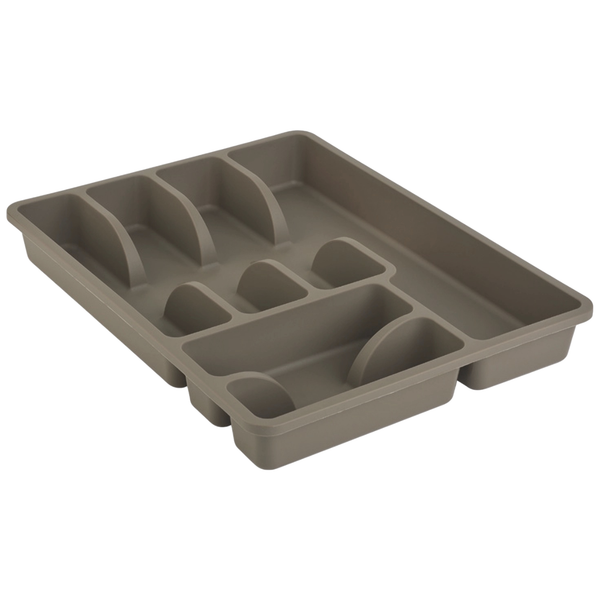 Enegelland Besteckkasten Besteckkorb Mit 6 FäChern 38 X 29 X 5 Cm Braun-image