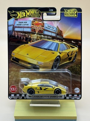 #79 Hot Wheels Premium 1:64 Boulevard GJT68 1995 Lamborghini Diablo SV