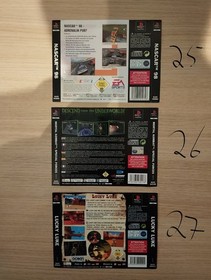 SONY PLAYSTATION 1 PS1 PSONE FRONT & BACK COVER PAL