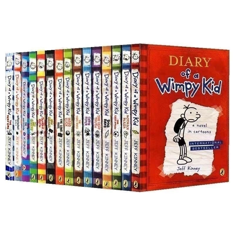 Jeff Kinney Diary of a Wimpy Kid 1-16 Books Boxed Set, Complete | eBay