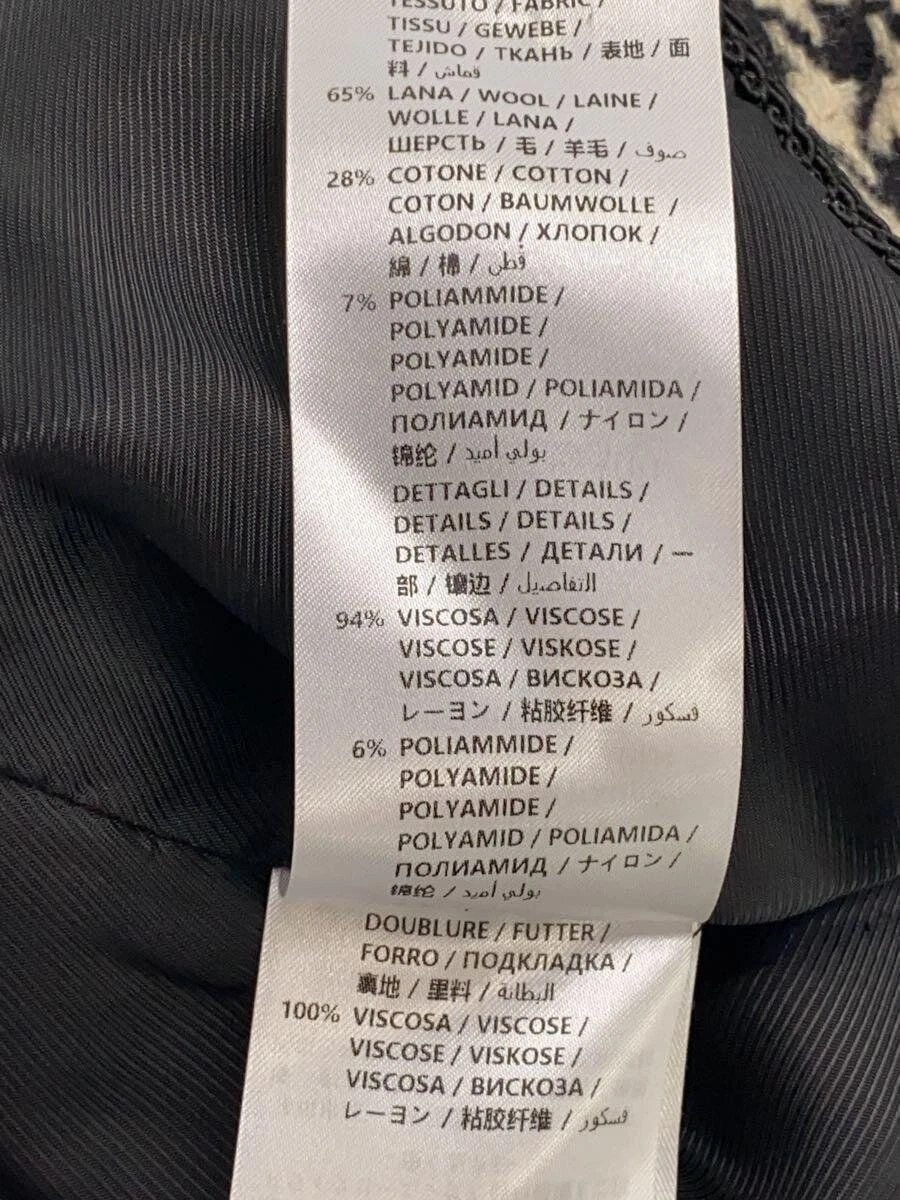 GUCCI altro cappotto lungo lana rayon pied de poule 595209