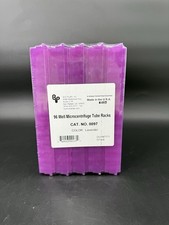 Bio Plas 96 Well Microcentrifuge Tube Racks Pack of 5 Lab Rack Cat 0097 Lavender