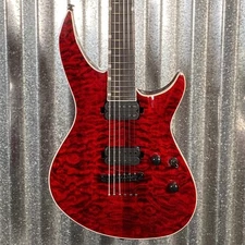 ESP LTD H3-1000 Quilt See Thru Black Cherry Guitar LH31000QMSTB #2102 Used