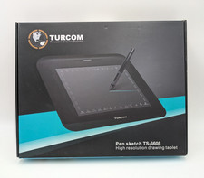 Turcom TS-6608 8 6 Graphics Tablet w/ Drawing Pen   Tested  Works Great