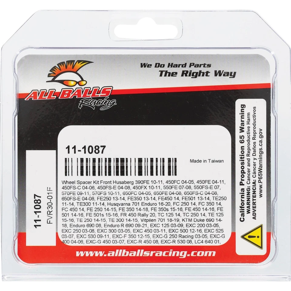 Wheel Spacer Kit Front For KTM Duke 690 2014-2016 Enduro R 690; 11-1087 - Image 4 of 4