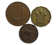 1952 Great Britain Coin Year Set