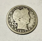 1895-O Barber Quarter. 90% Silver. Good Condition. Charity Auction. ￼