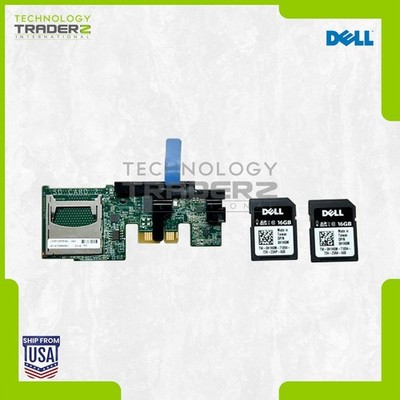 PMR79 Dell PowerEdge Dual SD Card Reader Module 0PMR79 W/ 2x SD Card