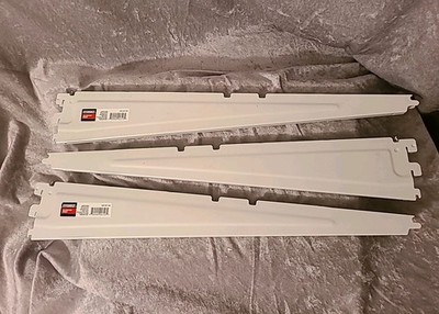 Everbilt 20'' White Steel Heavy Duty Support Bracket for Wire Shelving - 3 Pack