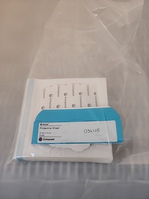10 EACH Coloplast 032105 Skin Protective Sheet Brava 4 X 4 Inch FREE SHIPPING