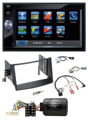 Blaupunkt SD USB TMC Bluetooth 2DIN Lenkrad Navigation für Subaru Legacy Outback